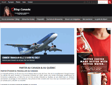 Tablet Screenshot of blog-canada.com